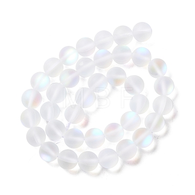 Synthetic Moonstone Beads Strands G-E573-01C-08-1
