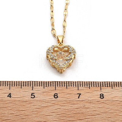 304 Stainless Steel Necklaces for Women NJEW-R015-03G-1