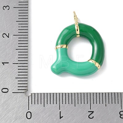 Brass Enamel Pendants KK-E093-03G-Q-02-1