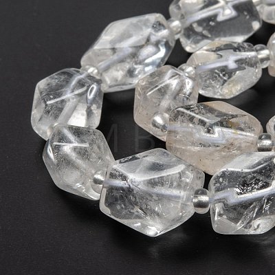 Natural Quartz Crystal Beads Strands G-C182-08-1