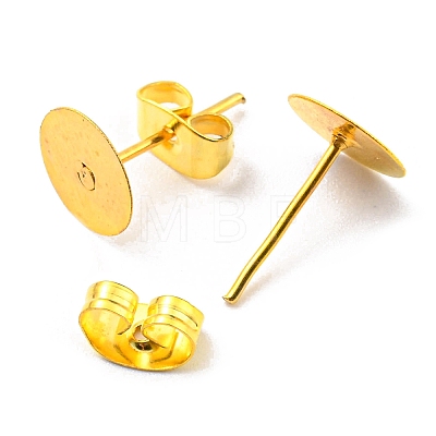 Iron Stud Earring Findings IFIN-Q001-01C-G-1