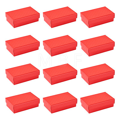 Rectangle Cardboard Paper Jewelry Box LS-CON-TAC0015-01D-1