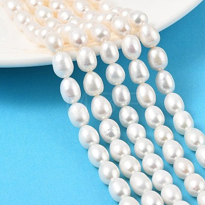 Natural Cultured Freshwater Pearl Beads Strands PEAR-I007-01D-07A-1