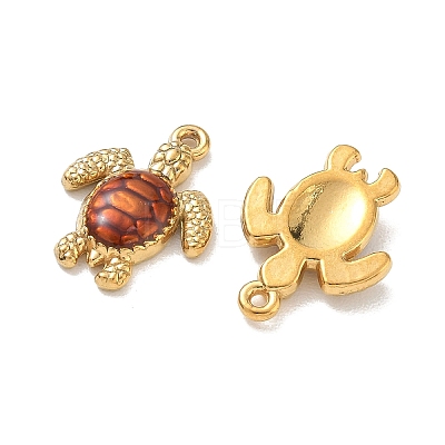 304 Stainless Steel Enamel Pendants STAS-L316-23G-07-1