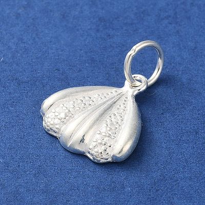 925 Sterling Silver Sea Animal Shell Shape Charms STER-E071-02S-02-1