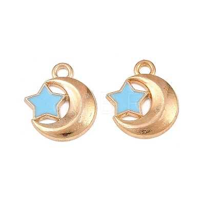 Alloy with Enamel Charms AL-CBA9C31-01G-A-1