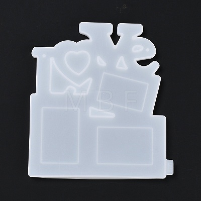 Mother's Day Theme DIY Picture Frame Silicone Molds DIY-P053-11-1