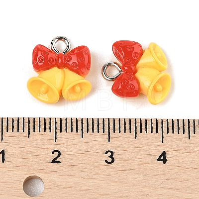 Christmas Theme Opaque Resin Pendants RESI-S08-02F-1