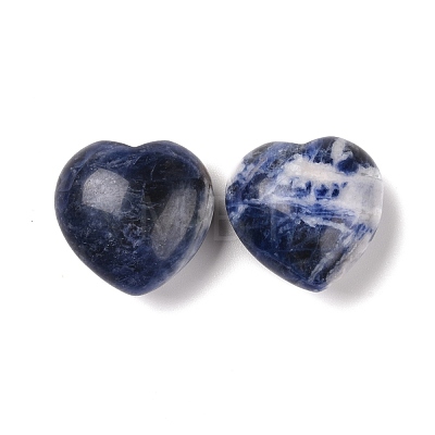 Natural Sodalite Heart Love Stone G-K290-18-1