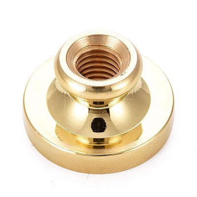 Brass Wax Sealing Stamp AJEW-F047-D11-1