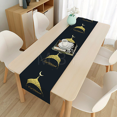 Eid Mubarak Table Runner Waterproof Rectangle Tablecloths RAMA-PW0001-12F-1