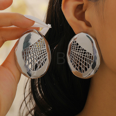 Exaggerated Alloy Stud Earrings WG74E5F-14-1
