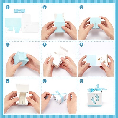  30 Sets 3 Style Paper Gift Box CON-PH0002-60-1