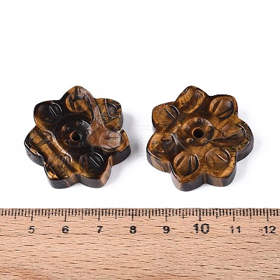 Natural Tiger Eye Incense Burners G-N345-11E-1