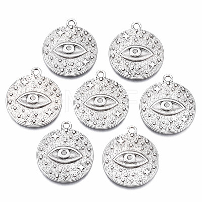 Tibetan Style Alloy Pendants PALLOY-S120-279-NR-1