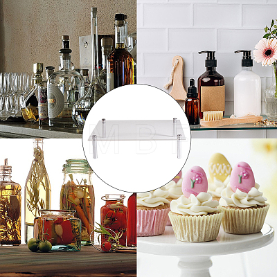 CRASPIRE 1 Set Clear Acrylic Cupcake Riser Holder ODIS-CP0001-09-1