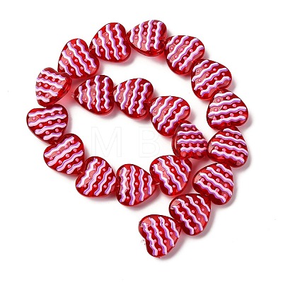 Glass Enamel Beads GLAA-Q125-01A-04-1