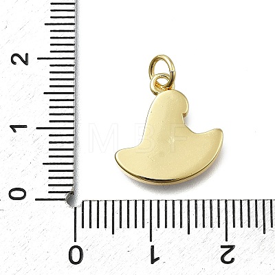 Brass Enamel Pendants KK-K400-23G-03-1