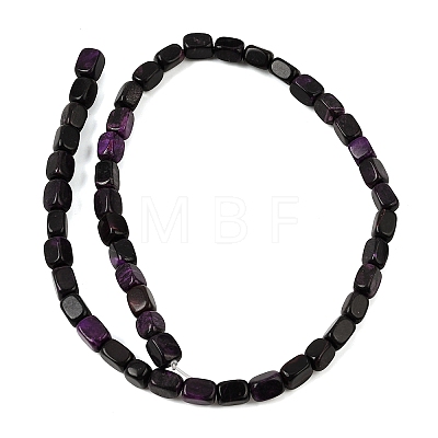 Natural Dyed White Jade(Imitation Charoite) Beads Strands GG-CBA0743-D02-02-1