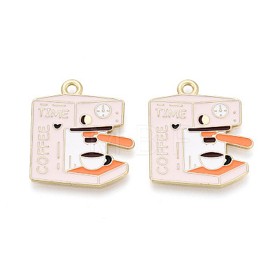 Alloy Enamel Pendants PALLOY-T093-17G-1