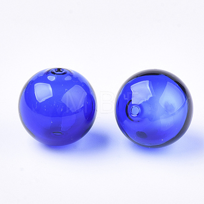 Handmade Blown Glass Beads X-BLOW-T001-32B-01-1