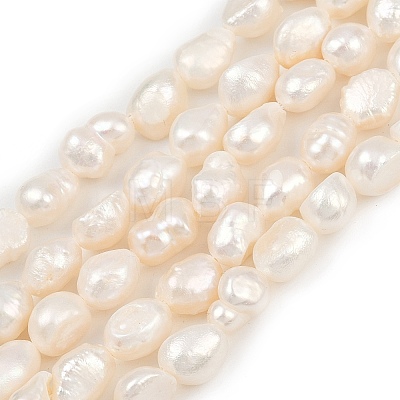 Natural Cultured Freshwater Pearl Beads Strands PEAR-P064-20I-01A-1