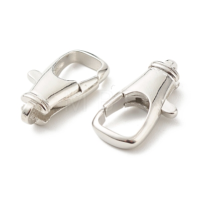 Eco-Friendly Brass Lobster Claw Clasps KK-G405-06P-RS-1