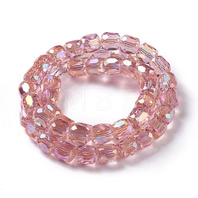 AB Color Plated Glass Beads GLAA-F108-12A-01-1