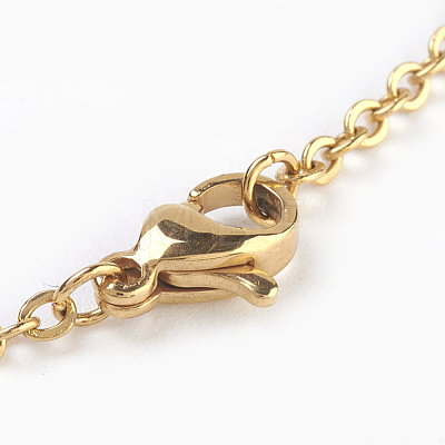 304 Stainless Steel Pendant Necklaces NJEW-JN02249-1