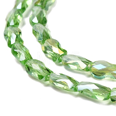 Electroplate Glass Beads Strands EGLA-P066-01A-AB06-1
