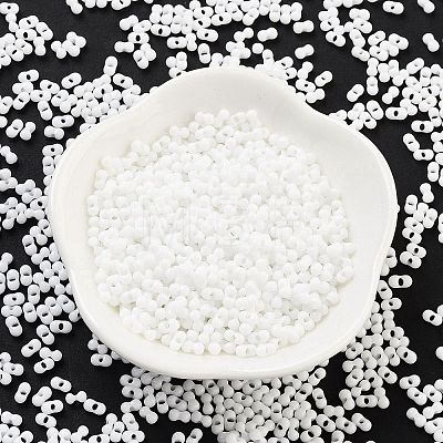 Baking Paint Glass Seed Beads SEED-A033-04M-1