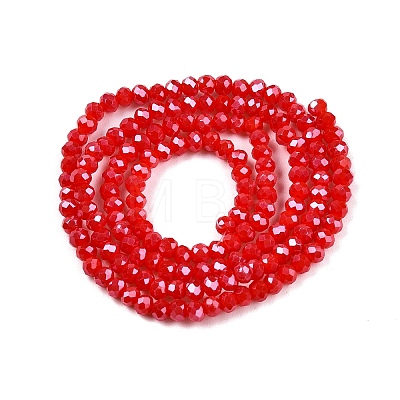 Electroplate Glass Beads Strands EGLA-A044-P2mm-A22-1