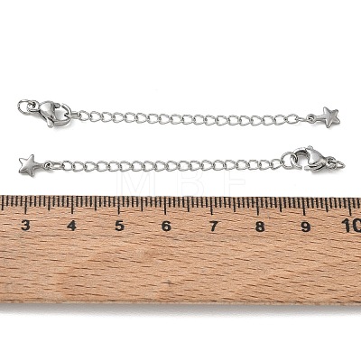 304 Stainless Steel Curb Chain Extender SA-CBA45D5-09P-1