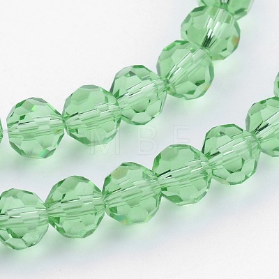 Transparent Glass Bead Strands X-GLAA-G013-6mm-55-1