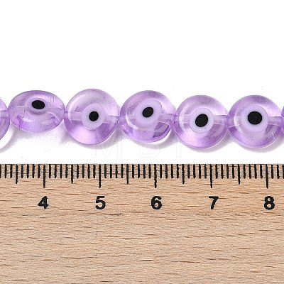 Handmade Evil Eye Lampwork Beads Strands LAMP-G164-10C-02-1