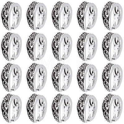 80Pcs Alloy Snap on Bails FIND-SC0023-85-1