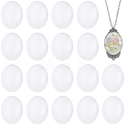 50Pcs Transparent Glass Cabochons GGLA-BBC0001-02-1