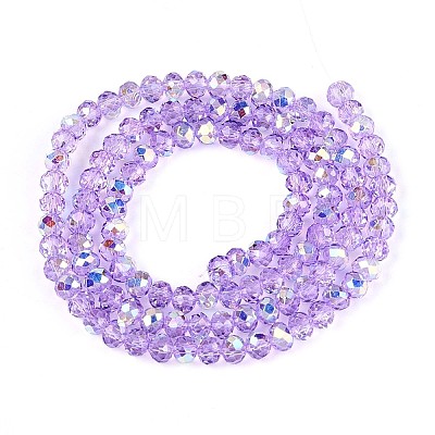 Transparent Glass Beads Strands EGLA-N016-4mm-03-1