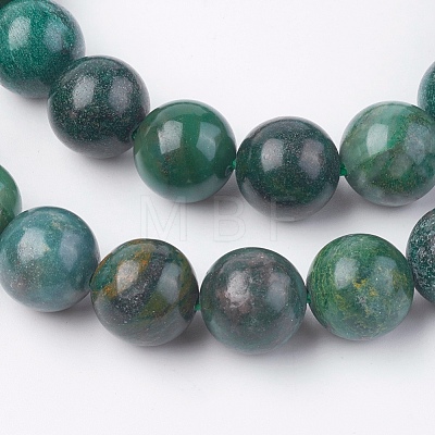 Natural African Jade Beads Strands G-F560-10mm-B01-1