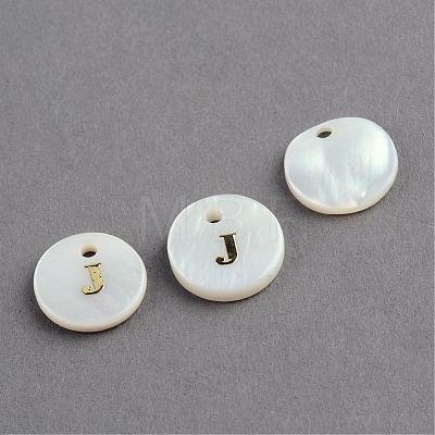 Freshwater Shell Pendants SSHEL-S249-J-1