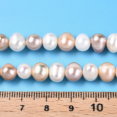 Natural Cultured Freshwater Pearl Beads Strands PEAR-N013-07F-01-1