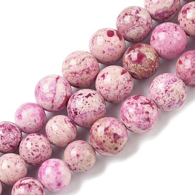 Natural Fossil Graduated Beads Strands G-F830-A03-01-1