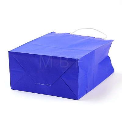 Pure Color Kraft Paper Bags AJEW-G020-A-04-1