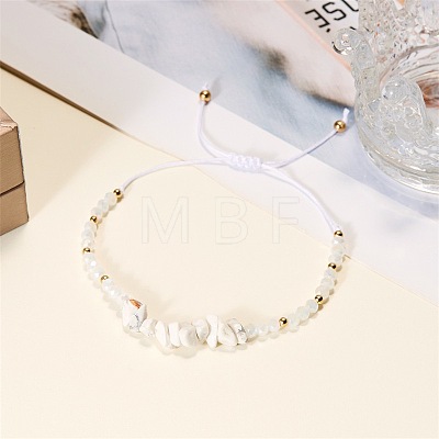 Natural Gemstones Adjustable Bracelets VY0463-1-1