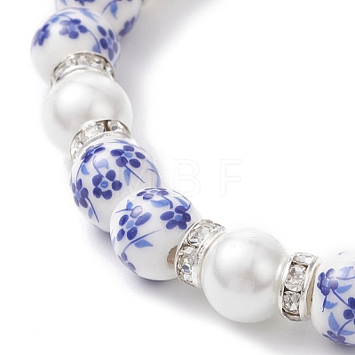 Brass Bowknot Charm Bracelets BJEW-JB12905-1