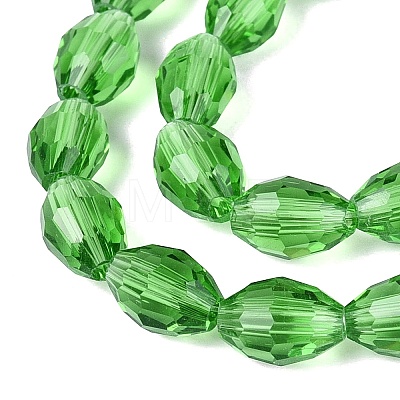 Transparent Glass Beads Strands GLAA-N071-01A-A10-1