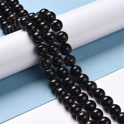 Natural Astrophyllite Beads Strands G-A202-01B-1