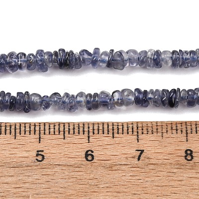 Natural Iolite Beads Strands G-K427-C01-01-1