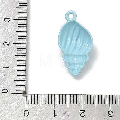 Spray Painted Alloy Pendants AL-CBA5D51-02C-1