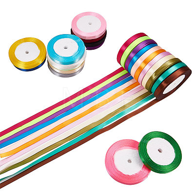 Single Face Solid Color Satin Ribbon SRIB-S051-15mm-008-1